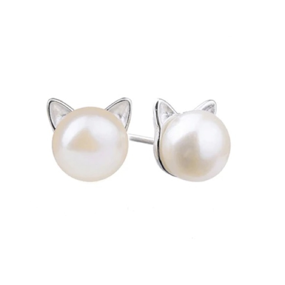 Meowingtons Pearl Earrings